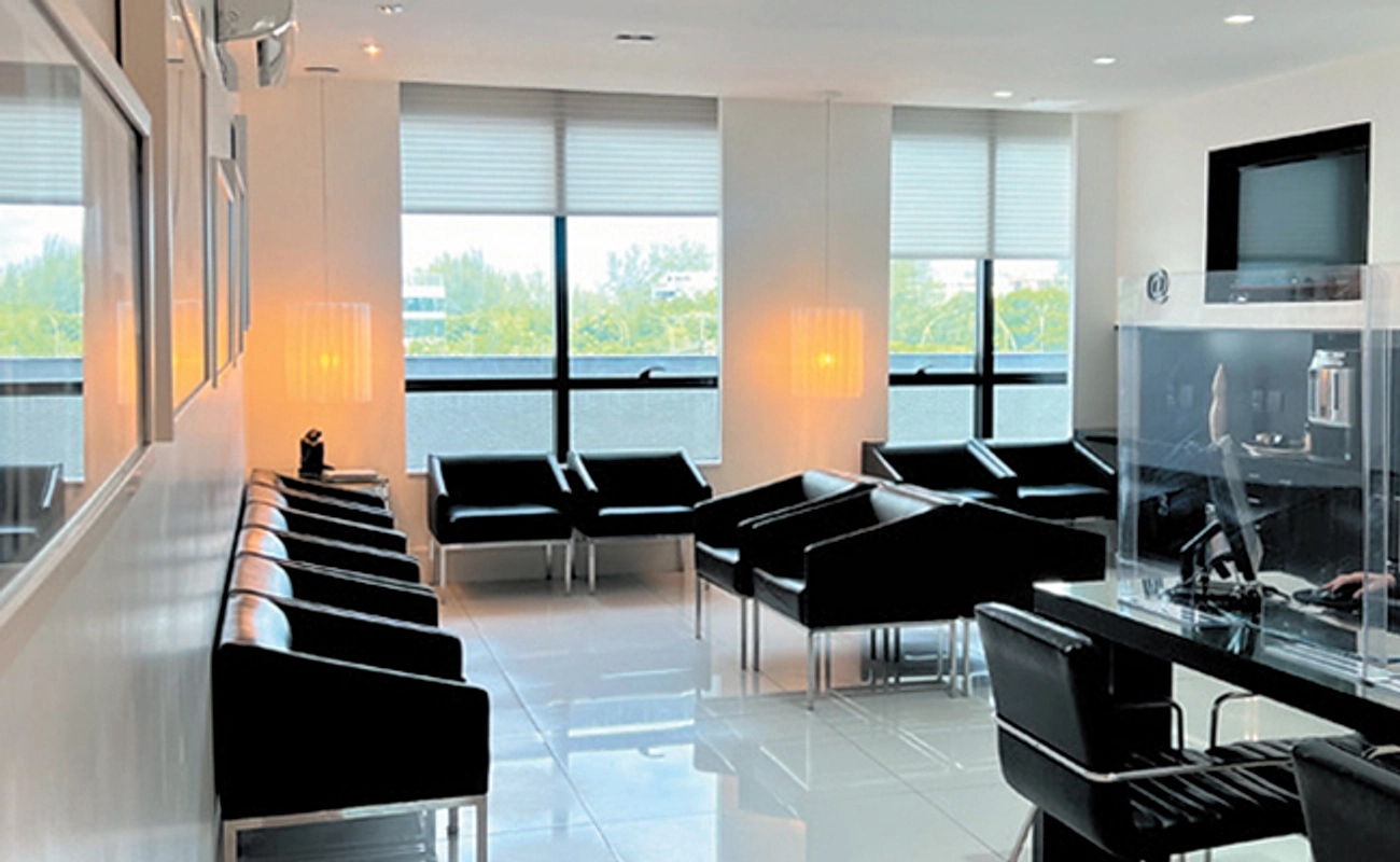 Sala de espera da Vida, na Barra da Tijuca, Rio de Janeiro.